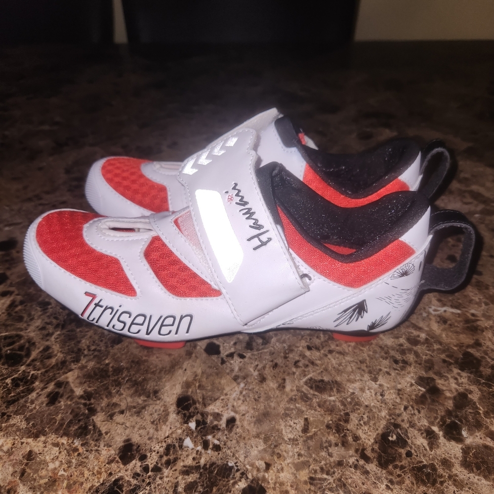 7TriSeven TriSeven Hawaii Triathlon Cycling Shoes 5.5